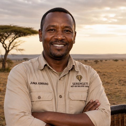 Juma Kimaro, Serengeti balloon safari specialist